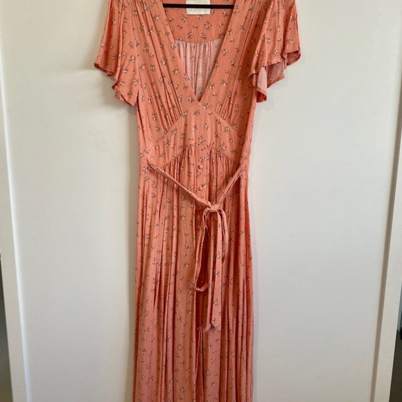 AUGUSTE THE LABEL Jasmine Floral Tie Back Midi Dress - Picture 11 of 14